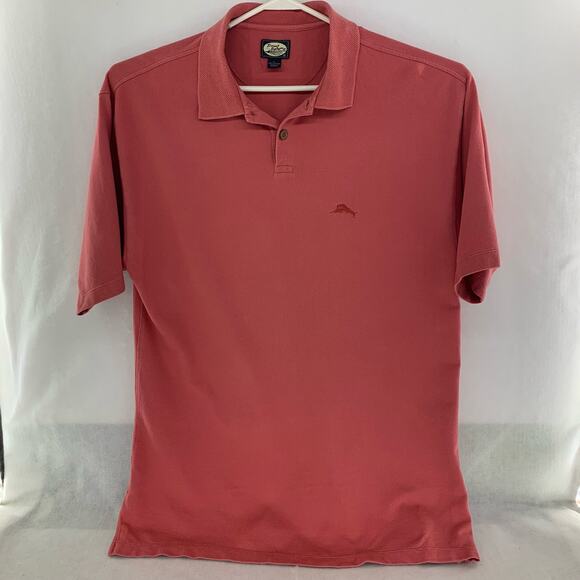 Tommy Bahama Mens Short Sleeve Polo Size Large - Picture 1 of 8